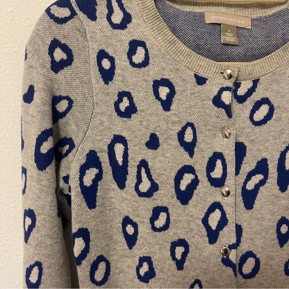 Banana Republic Cheetah Print Cardigan - Picture 3 of 4